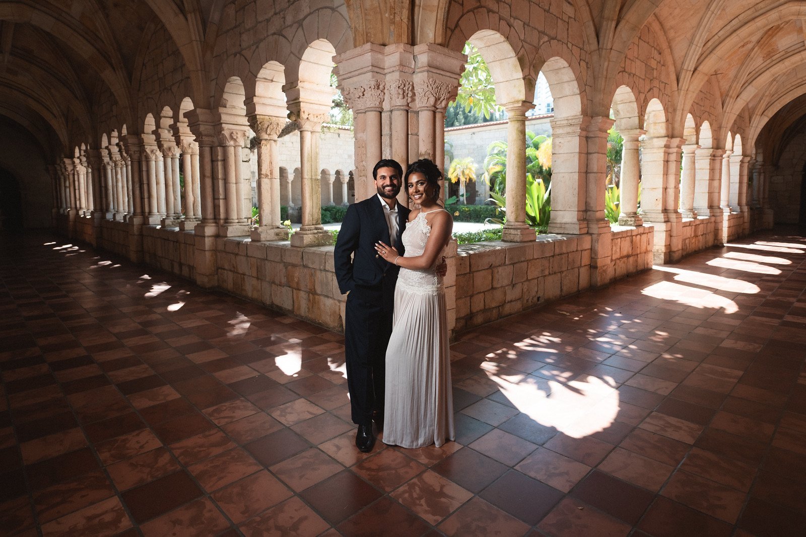 Briana and Shane at the Ancient Spanish Monastery