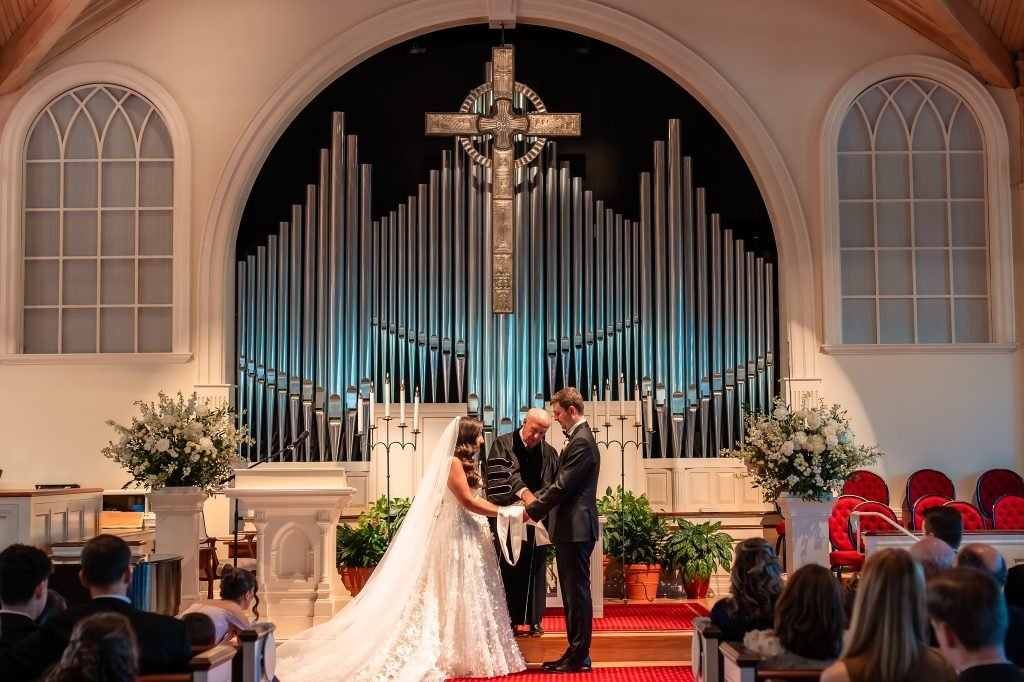 Royal Poinciana Chapel wedding ceremony — Christina & Brian