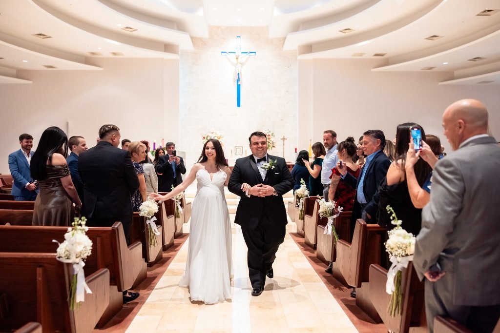 St. Elizabeth Ann Seton Catholic Parish wedding ceremony — Jessica & Armando