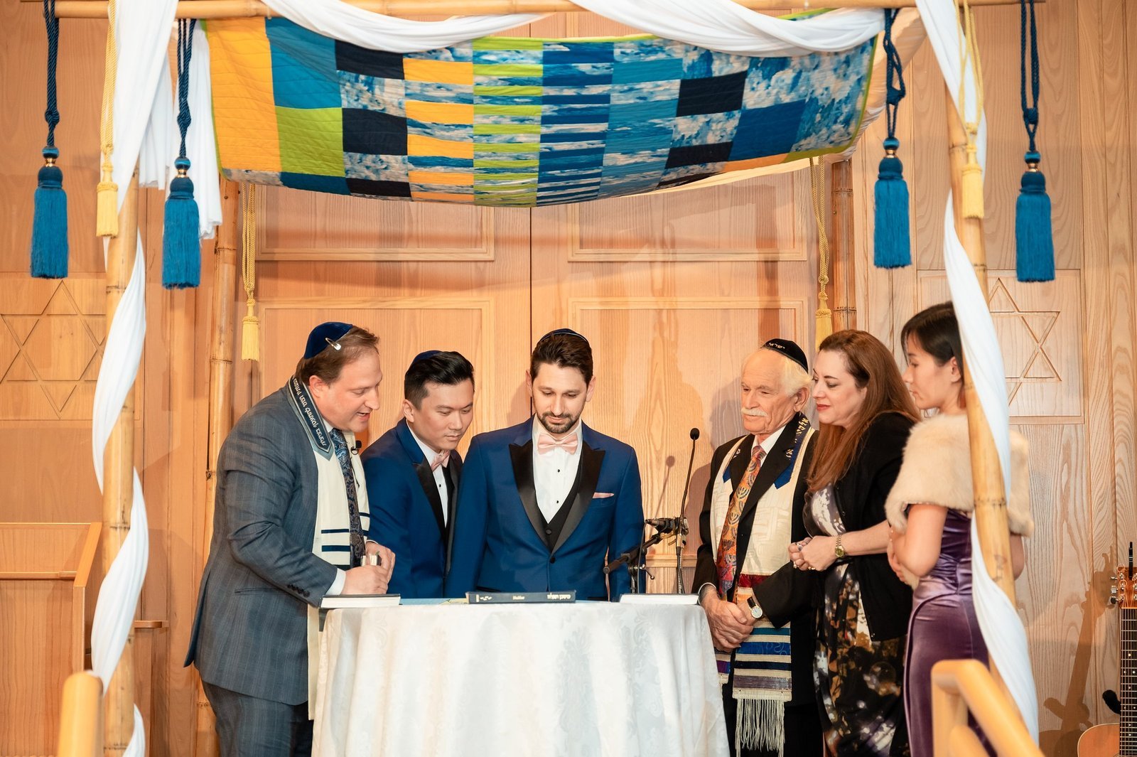 Temple Solel, Hollywood wedding ceremony — Adam & Zi