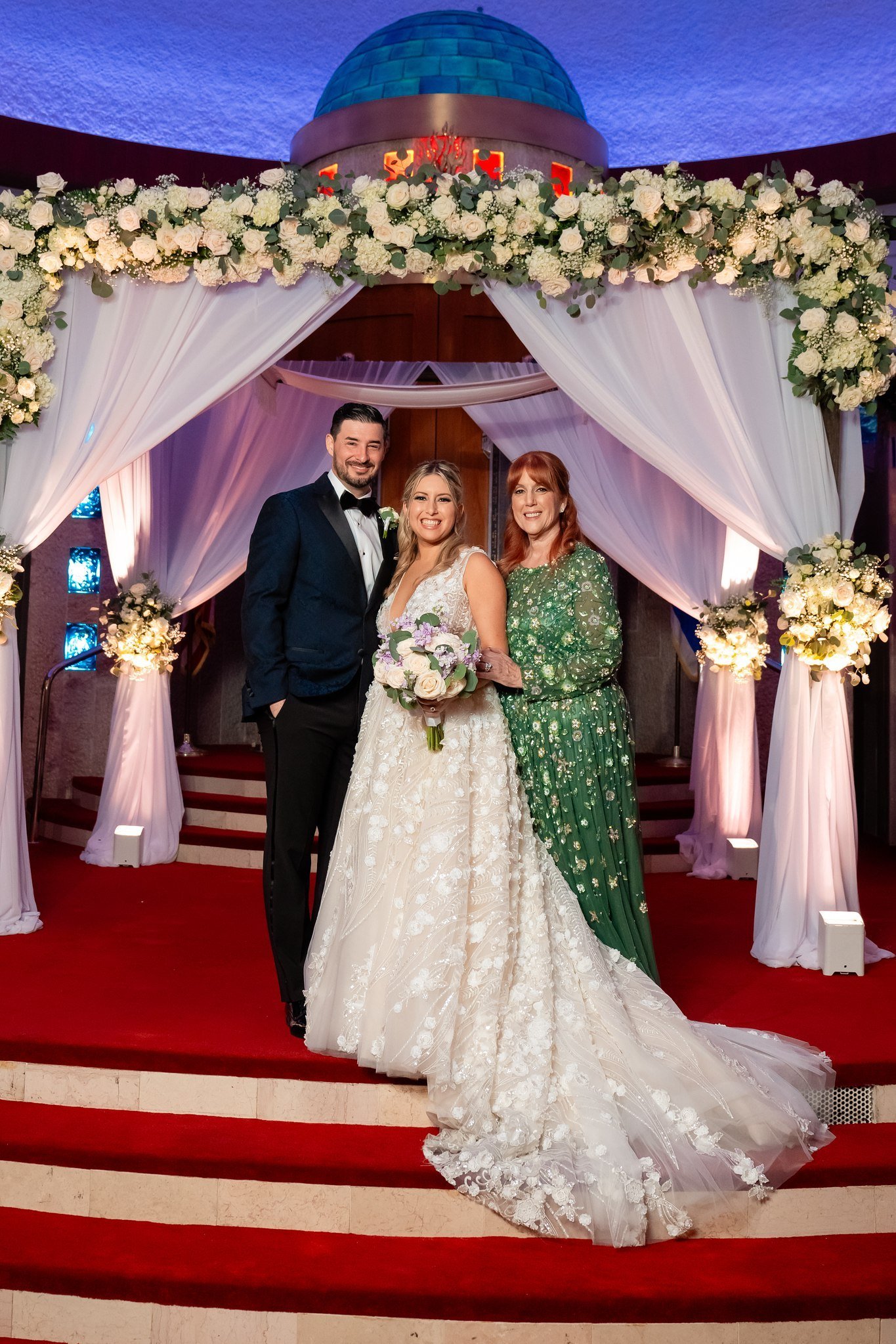Aventura Turnberry Jewish Center wedding ceremony — Nikki & Michael