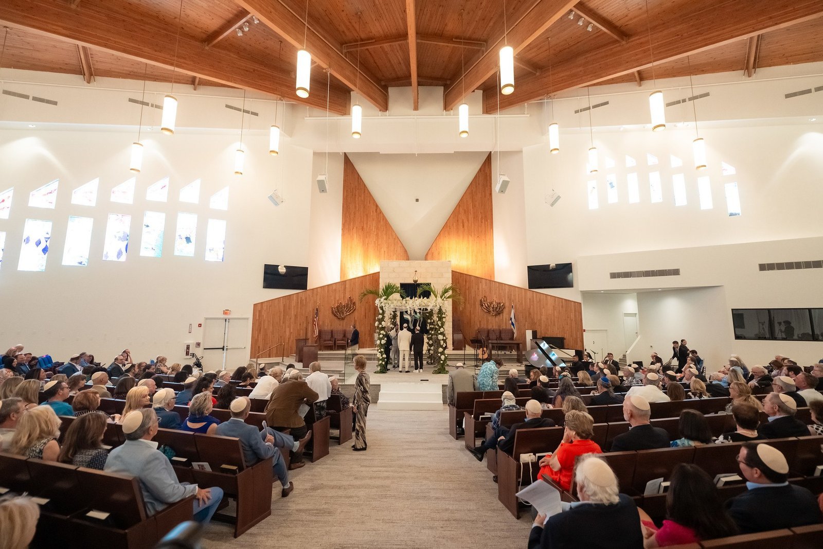 Temple Kol Ami Emanu-El, Plantation wedding ceremony — Sam & Mark